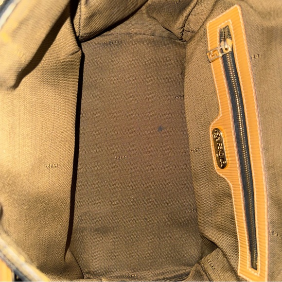 Fendi Brown and Tan Boston Bag - Picture 8 of 9